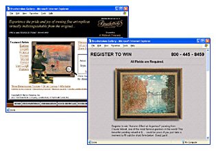 Brushstrokes Gallery Website